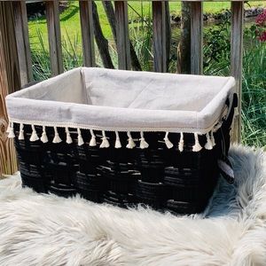 Black & Cream Basket